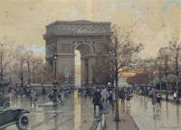 Eugene Galien-Laloue - The Arc de Triomphe Paris